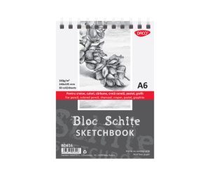 Bloc A6 schițe 160 gr 30 file DACO BD616