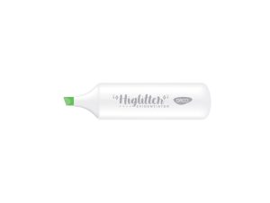 Marker evidențiator glitter Verde DACO MK404V
