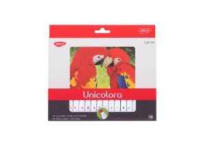 Carioca 18 culori vârf conic Unicoloră DACO
