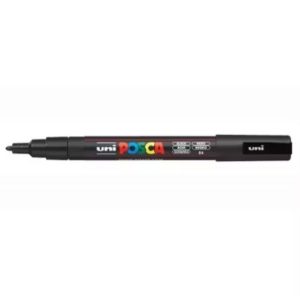 Marker acril POSCA PC-3M negru 24