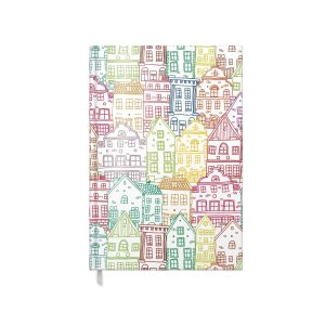 Agendă A5 nedatată Colorful City