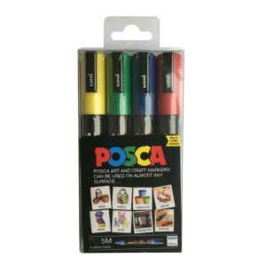 Marker acrilic 5M POSCA set 4 M1506