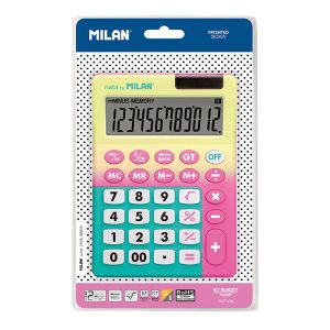 Calculator 12 dg Sunset galben/roz MILAN