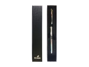 Stilou metalic cutie Argintiu ECADA 93204AG