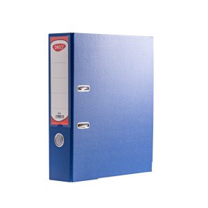 Biblioraft plastifiat 75 mm Albastru DACO