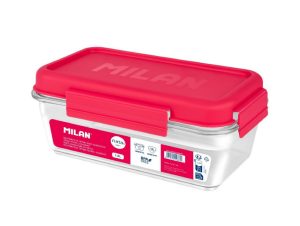 Cutie alimente 1.2L Tritan roșie MILAN Nata