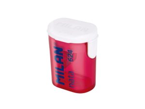 Ascuțitoare plastic simplă cu container Nata MILAN