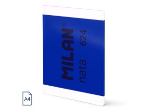 Caiet A4 48 file română cusut Albastru Nata MILAN