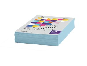 Carton color 160g/mp A4 250 coli ECADA Albastru deschis