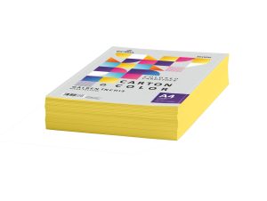 Carton color 160g/mp A4 250 coli ECADA Galben închis