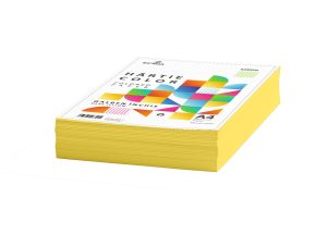 Hârtie colorată 75g/mp A4 500 coli ECADA galben închis