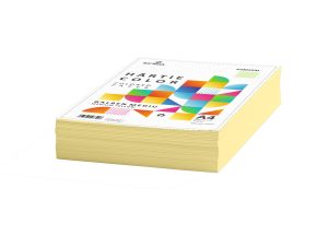 Hârtie colorată 75g/mp A4 500 coli ECADA galben mediu