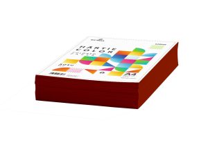Hârtie colorată 75g/mp A4 500 coli ECADA roșu
