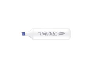Marker evidențiator glitter Albastru DACO MK404A