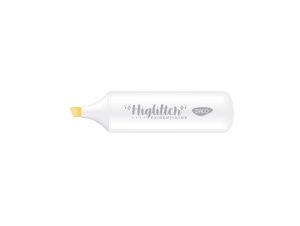 Marker evidențiator glitter Galben DACO MK404G
