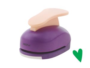 Perforator Hobby 7.6 cm inimă alungită DACO