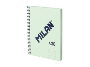 Caiet A5 80 file română spiră Verde MILAN