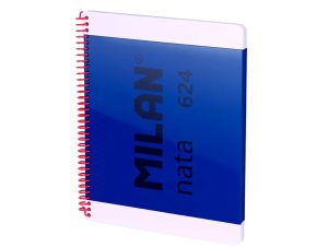 Caiet A4 80file matematică spiră Albastru Nata MILAN