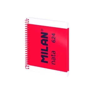 Caiet A5 80 file matematică spiră Roz Nata MILAN