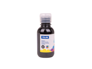 Tempera 125 ml Negru MILAN 03480