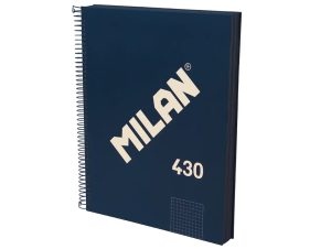 Caiet A4 120 file matematică spiră Albastru MILAN