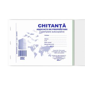 Chitanțier A6 Asociații de Proprietari 2 ex. autocopiative L03462