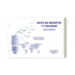 Notă de recepție cu TVA 11 coloane autocopiativă L03677