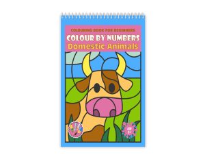 Carte colorat pe numere A4 Animale domestice 428564