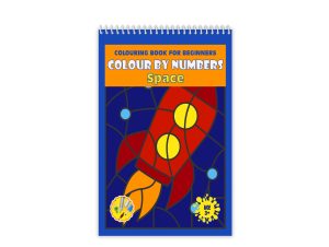 Carte colorat pe numere A4 În spațiu 428625