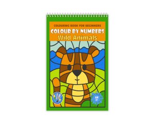 Carte colorat pe numere A4 Animale sălbatice 428588