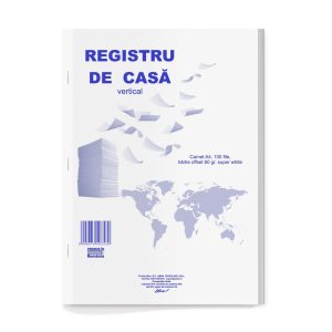 Registru de casă A4 vertical L03530