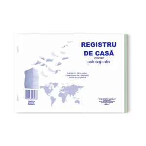 Registru de casă A4 autocopiativ orizonal L03288