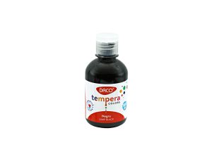 Tempera 250 ml DACO Negru TE250N