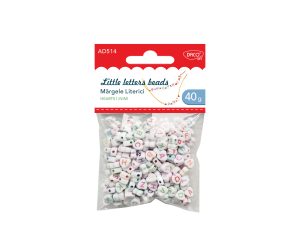 Accesorii Craft DACO – Mărgele Literici Inimi AD514