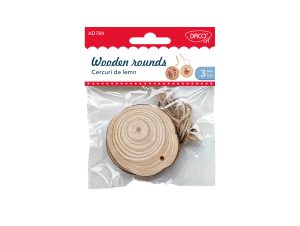Accesorii craft - AD784 Cercuri de lemn DACO