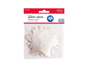 Accesorii craft - AD780 Stele de argint DACO