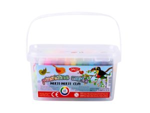 Plastilină 24x21 g + forme modelaj DACO