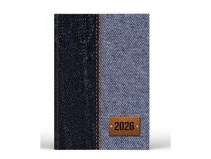 Agendă A5 datată 272 pag Denim 2026