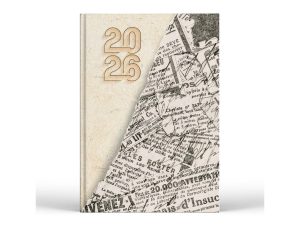Agendă A5 datată 272 pag Old Book 2026