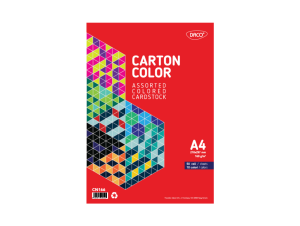 Carton color A4 50 coli 10 culori DACO CN166