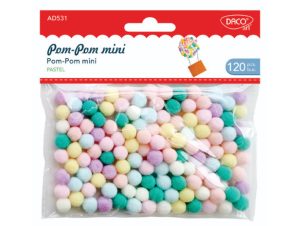 Accesorii craft - AD531 Pom-pom mini pastel DACO