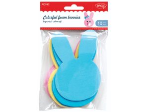 Accesorii craft - AD943 Iepurași colorați DACO