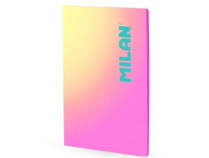 Caiet A4 48 file matematică cusut Roz Sunset MILAN