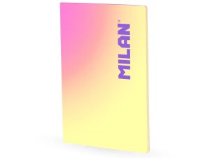 Caiet A4 48 file matematică cusut Galben Sunset MILAN