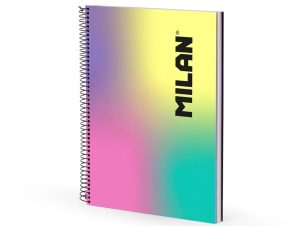 Caiet A4 120 file matematică spiră Sunset MILAN