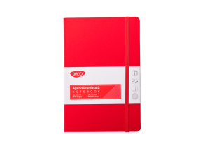 Agendă A5 nedatată 142X213MM 80 FILE DACO AN527R Roșu