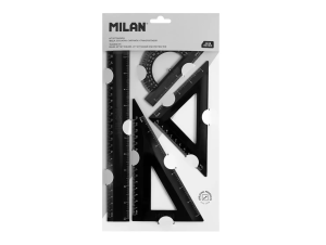 Set geometrie Shadow Negru MILAN