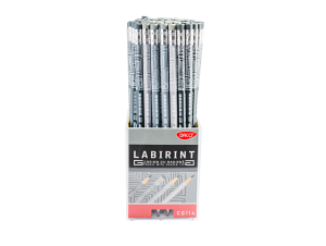 Creion negru cu radieră Labirint DACO CG114