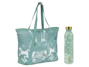 Set Lava – Termos Inox 591 ml și Geantă Reutilizabilă pentru Cumpărături, Colecția Lava MILAN